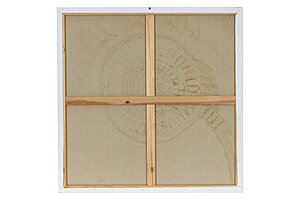 Gemälde 'Lifelines', 100 x 100 cm