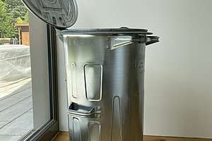 Verzinkte Tonne