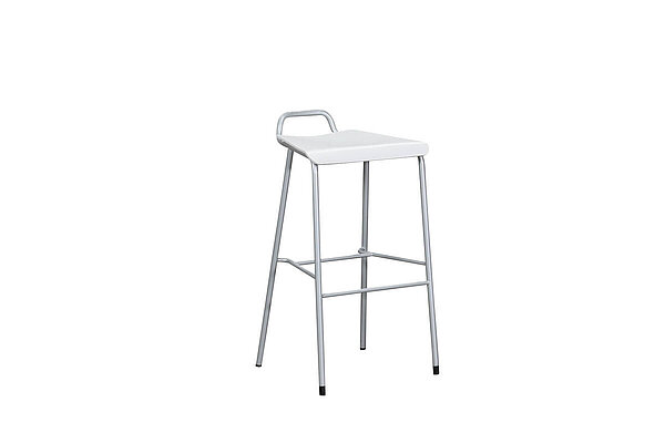 Barhocker / Drabert 'Parlando' / lichtgrau