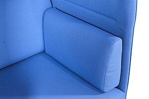 Neuwertig / NP 6170 EUR / Loungesessel / Alias 'Eleven High Back 1' / blau