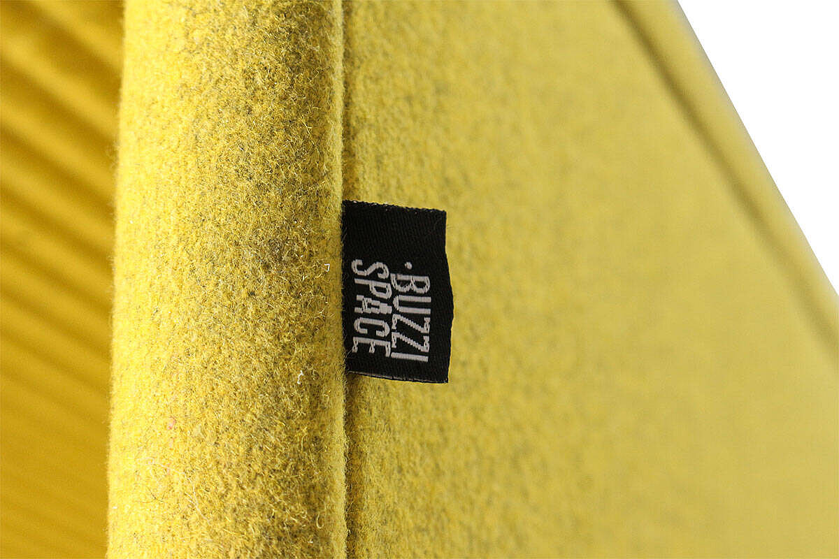 Akustische Telefonzelle / Telefonbox / BuzziSpace 'BuzziBooth Single' / senfgelb