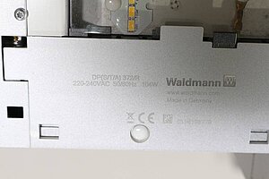 Stehleuchte / Waldmann 'LAVIGO - DP 372/R' / silber