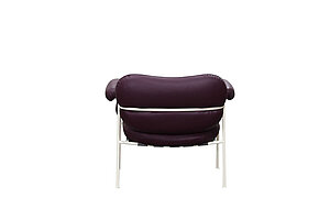 Loungesessel / FOGIA 'Bollo' / aubergine/weiß / NP 3340 EUR