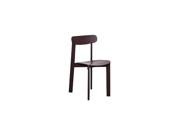 Besucherstuhl / Bondi 'PLEASE WAIT to be SEATED' / Esche / violett - lila