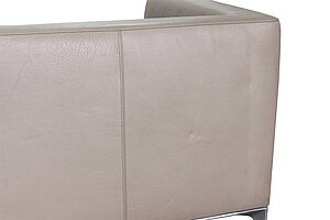 Loungesessel / Armchair / Walter Knoll 'Jaan 780' / Leder beige