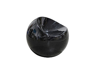 DU PONT / Ball Chair / Finn Stone / schwarz