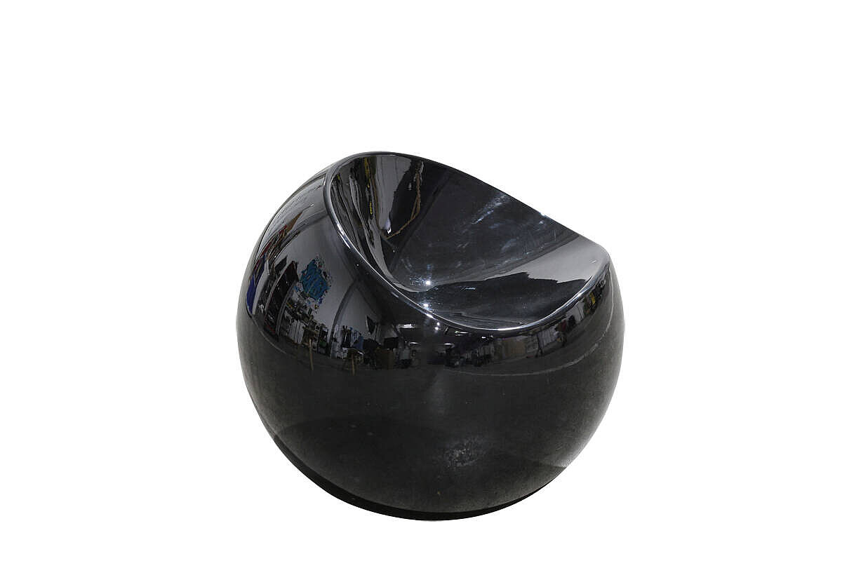 DU PONT / Ball Chair / Finn Stone / schwarz