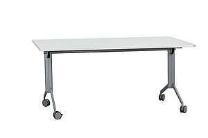 Mobiler Klapptisch / Schulungstisch / Kinnarps 'Foldex' / 160 x 80 cm / weiß
