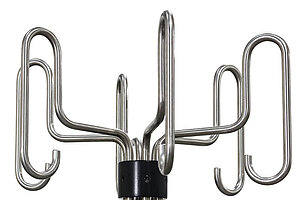 Garderobenständer mit Schirmhalterung in Aluminium