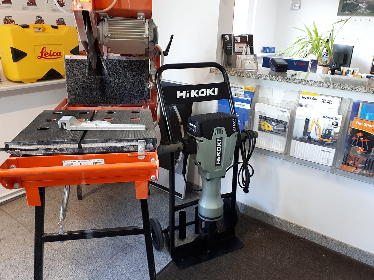 Hitachi, H90SG mit Transportwagen