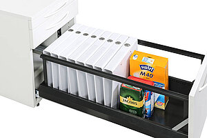 Rollcontainer / Oka / ahorn / Privatfach / 80 cm