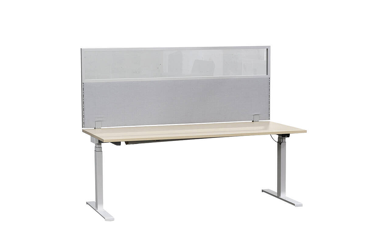 Tischanbauwand / Aufsatztrennwand / Preform / 180 x 70 cm