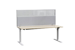 Tischanbauwand / Aufsatztrennwand / Preform / 180 x 70 cm