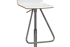 Meet Chair Barhocker mit Fußraste 'mt-901' von Sedus in weiß