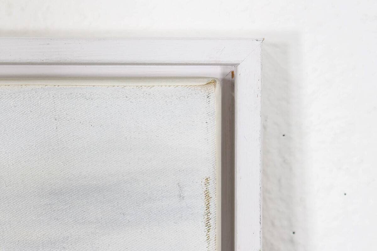 Gemälde 'Stadt am Fluß', 64 x 94 cm