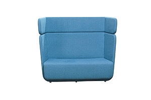 Sofa / Softline 'BASKET Sofa Hoch' / blau / NP 2259 EUR
