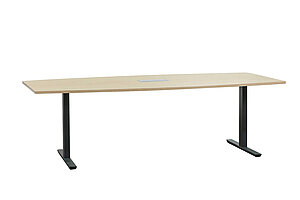 Konferenztisch / Palmberg 'Konferenz' / 240 x 100 cm / eiche / Turnbox