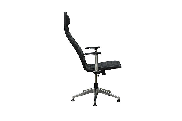 Neuwertig / NP 3504 EUR / Loungestuhl / cappellini 'Lotus Attesa' / schwarz