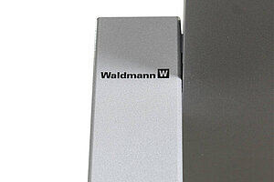 Stehleuchte / Waldmann 'LAVIGO - DP 372/R' / silber
