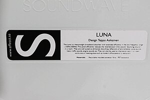 Akustikpaneel / OFFECCT 'Soundwave Luna' / grau / 58,5 x 58,5 cm
