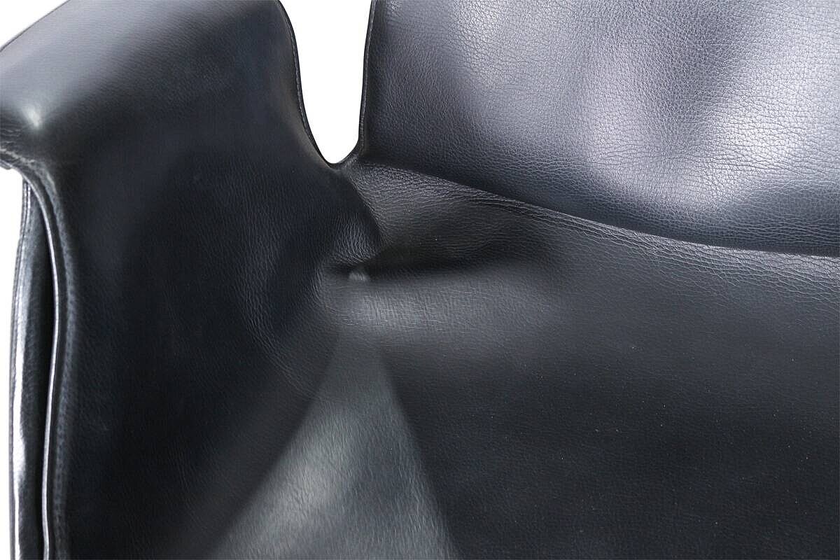 Konferenzsessel / Walter Knoll 'FK Chair' / Leder schwarz