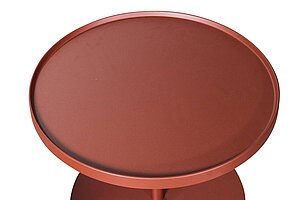 Neuwertig / NP 1596 EUR / Beistelltisch / KETTAL 'Objects' / rot