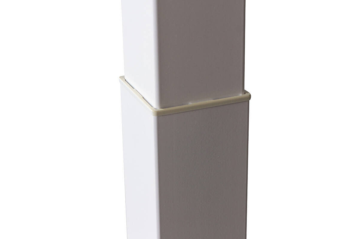 Steh-Sitz-Schreibtisch / Kinnarps 'Polaris Serie P' / weiß / 160 x 80 cm