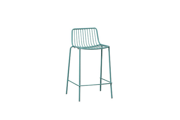 Barhocker / Pedrali 'Nolita' / Gestell blau