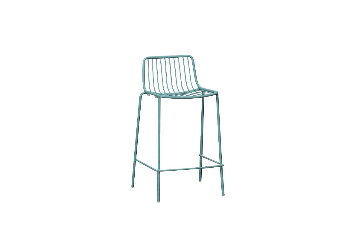 Barhocker / Pedrali 'Nolita' / Gestell blau