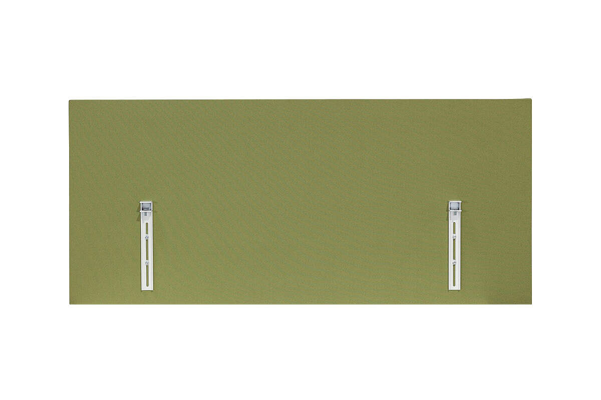 Paneel / König & Neurath 'FLYBY' / 180 cm / Stoff hellgrün / inkl. Klemmhalter weiß