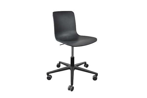 Bürodrehstuhl / vitra 'HAL' / schwarz - ohne Sitzkissen