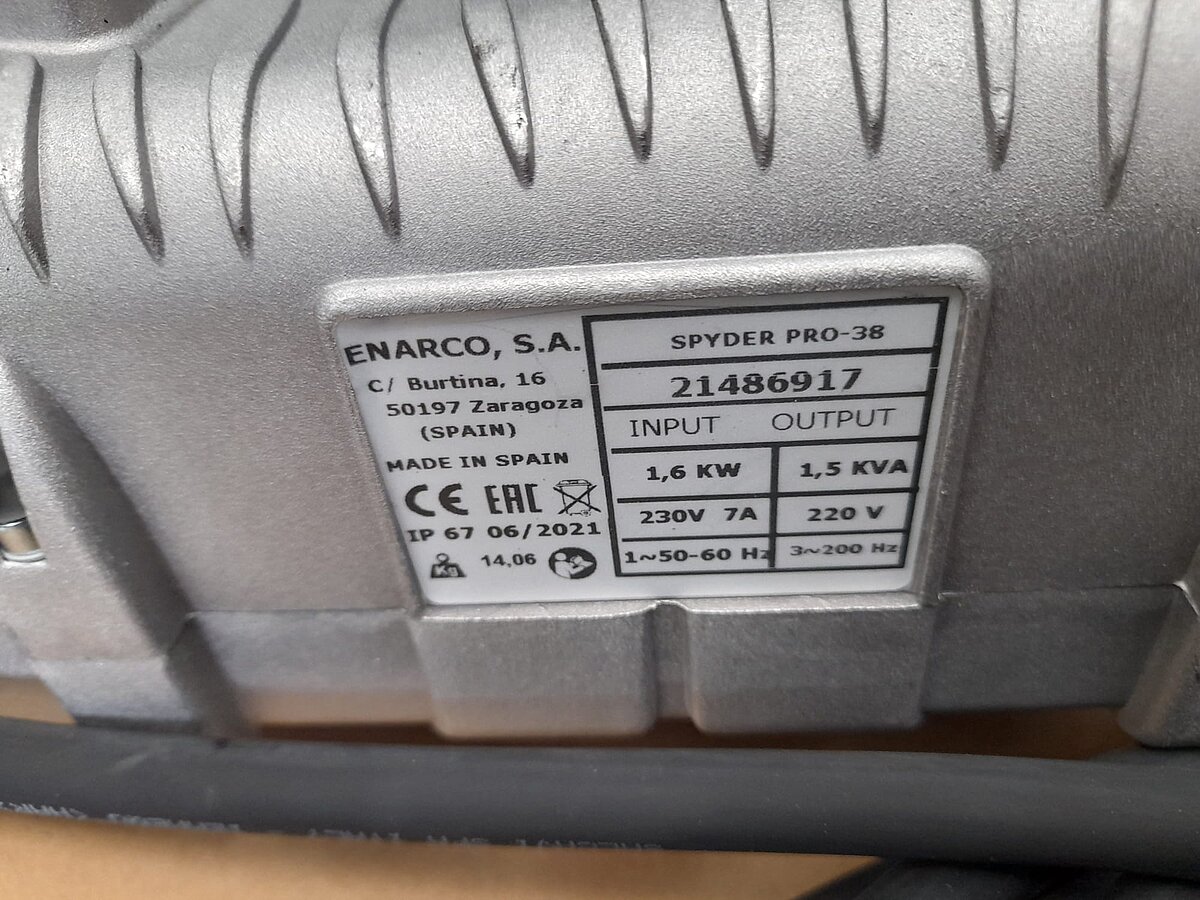 Enarco, Spyder PRO-30 230V
