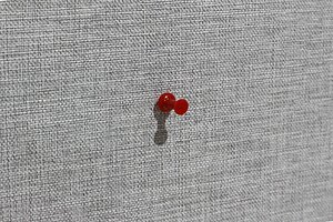 Trennwand / Paneel / Stoff grau / 140 cm