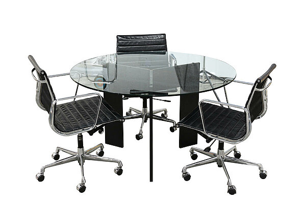 'YPSILON' Glastisch Durchmesser 125 cm von Rosenthal