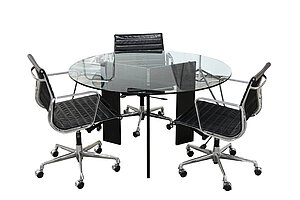 'YPSILON' Glastisch Durchmesser 125 cm von Rosenthal