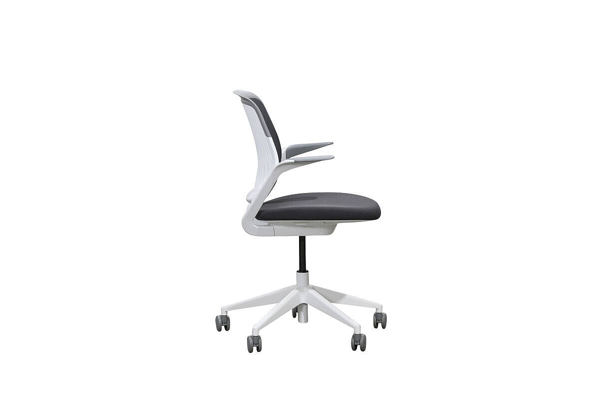 Konferenzstuhl / Arbeitsstuhl für Home Office / Steelcase 'cobi' / Netzrücken / anthrazit