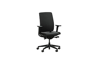 Bürodrehstuhl / 'Carla' / schwarz