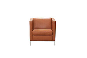 Loungesessel / Walter Knoll 'Foster 501 Armchair' / Leder cognac / NP 4100 EUR