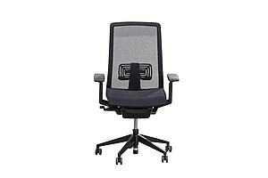 Neuwertig / Bürodrehstuhl / Haworth 'SWIVEL CHAIR' / Netzrücken / schwarz