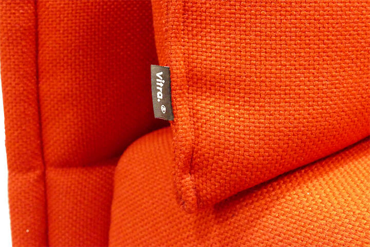 Vitra 'Alcove Highback Sofa' / rot