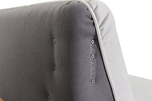 Loungesofa / König & Neurath 'NET.WORK.PLACE Organic' / 2-Sitzer / grau/anthrazit
