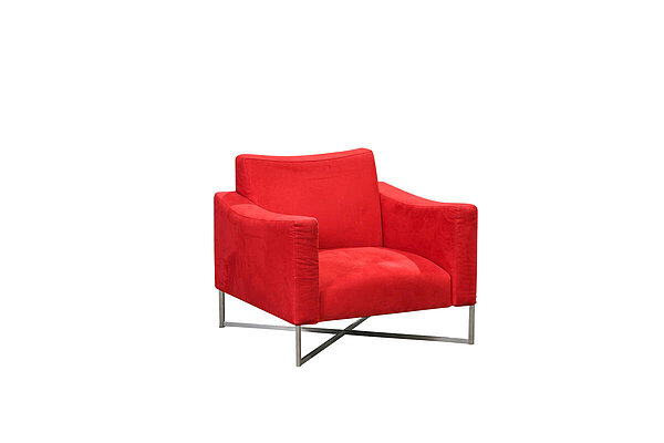 Loungesessel / KFF 'Luis Lounge' / rot / 2238 EUR