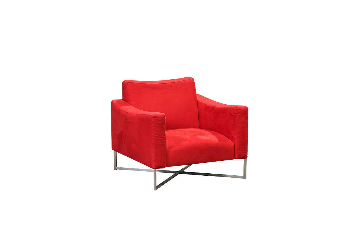 Loungesessel / KFF 'Luis Lounge' / rot / 2238 EUR