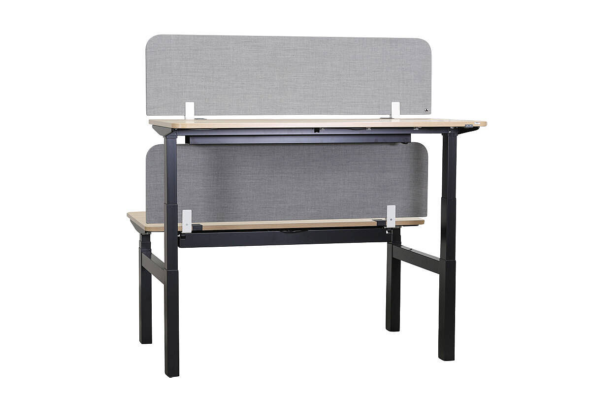 Duo-Bench / Wini 'Startup' / akazie / 160 x 80 cm / elektrisch höhenverstellbar