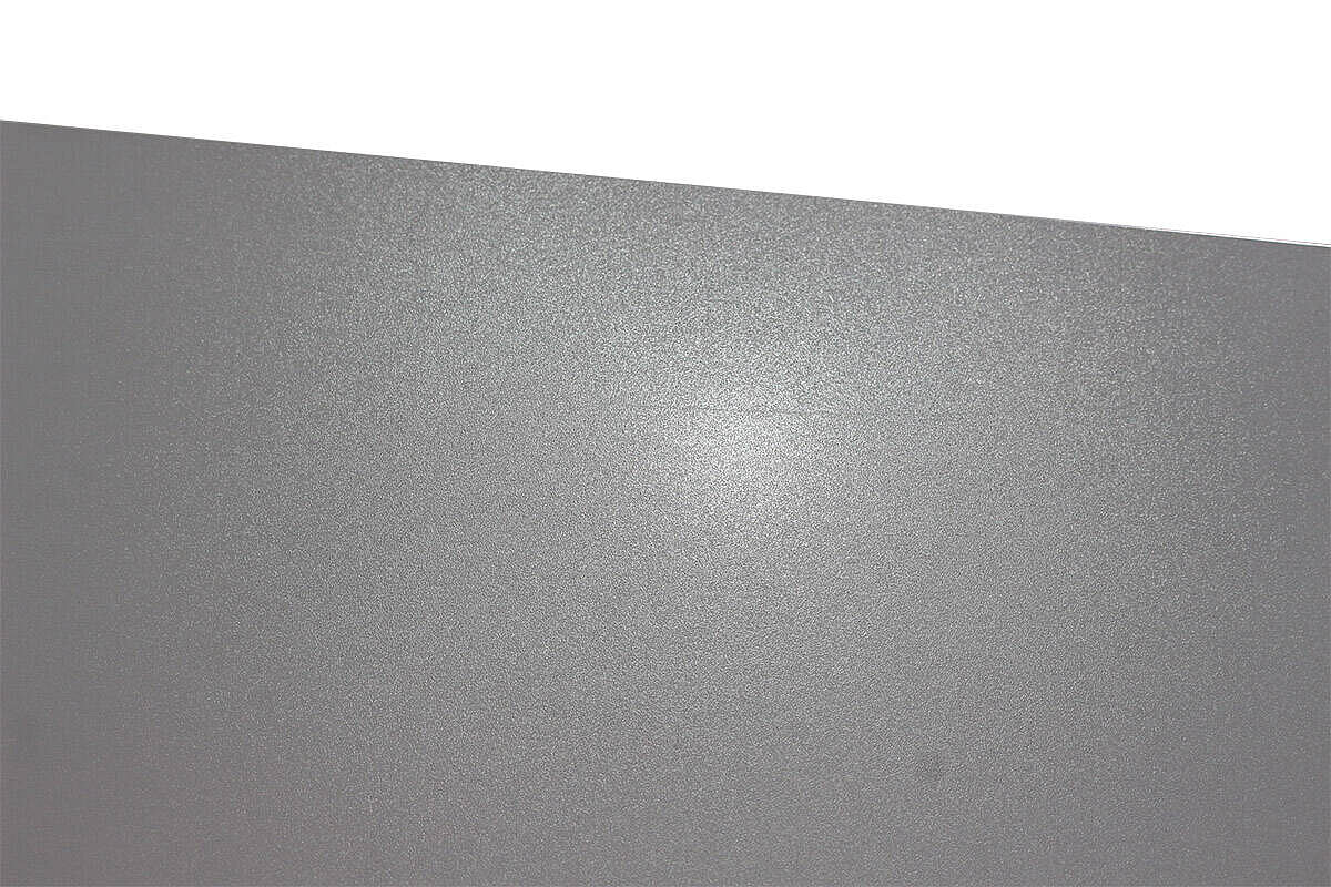 Schreibtisch / Assmann 'Canvaro' / lichtgrau / 180 x 80 cm