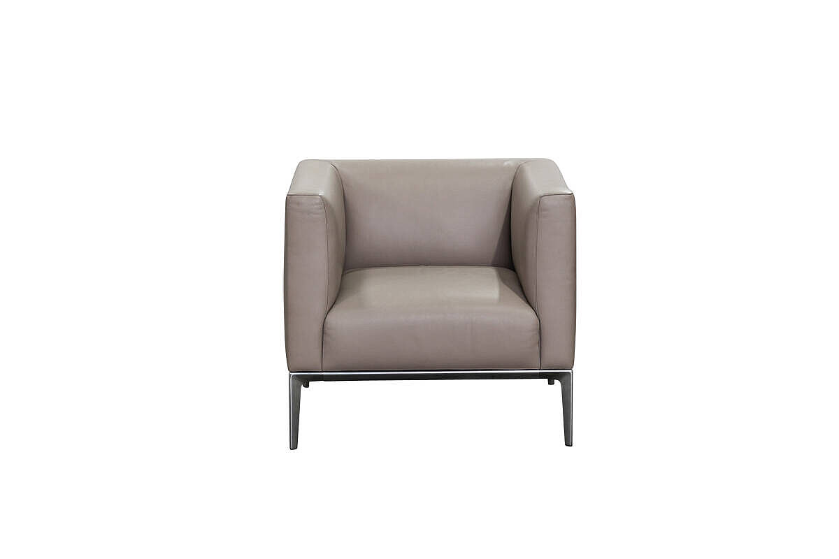 Loungesessel / Armchair / Walter Knoll 'Jaan 780' / Leder beige