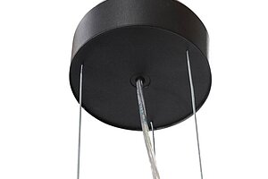 Neuwertig / Akustische LED-Hängeleuchte / PROLICHT 'SPARK PRO'/ türkis / 60 cm