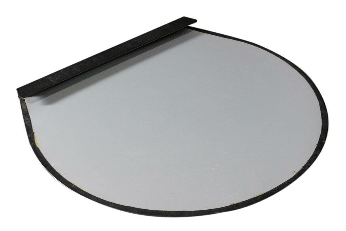 Schreibtischunterlage in Leder, schwarz