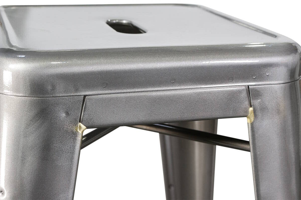 Barhocker / TOLIX / silber / stapelbar / NP 415 EUR