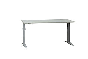 Schreibtisch / König & Neurath 'TALO.S' / Schiebeplatte / grau / 160 x 80 cm